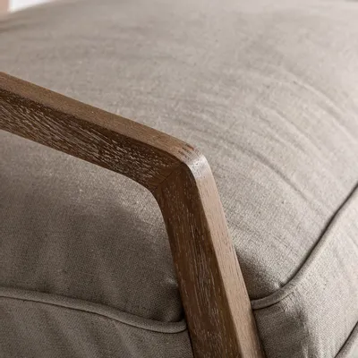 Fauteuils - Fauteuil en bois de frêne nounces marron 65x74x78 cm - VICAL