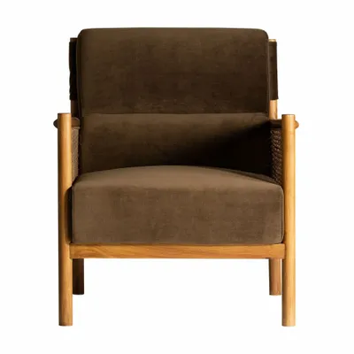 Armchairs - Camel rattan armchair 73x85x86 cm - VICAL