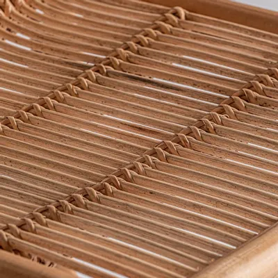 Chairs - Brown rattan chair 53x56x81 cm - VICAL