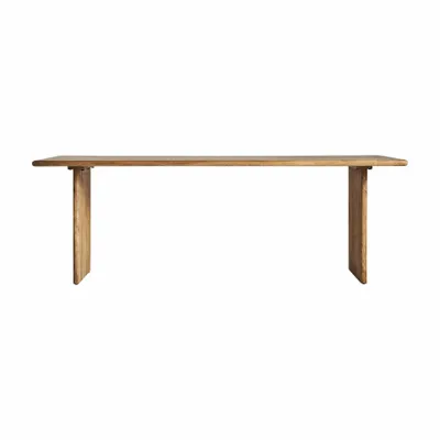 Tables Salle à Manger - Table salon en bois de mangue marron 220x100x76 cm - VICAL