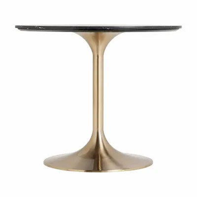 Other tables - Black porcelain tile bar table 90x90x76 cm - VICAL