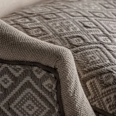 Other tables - Beige mango wood sofa 150x60x123 cm - VICAL