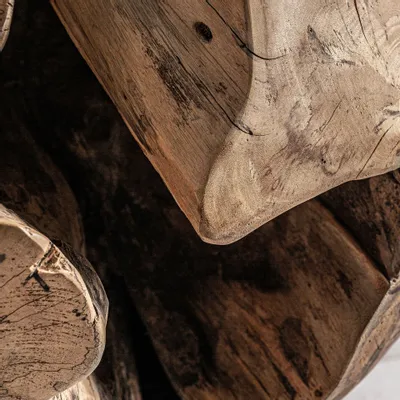 Tables basses - Table basse en  marron 53x57x32 cm - VICAL