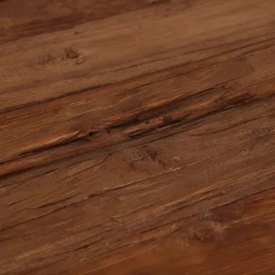 Coffee tables - Brown railway wood coffee table 150x60x34 cm - VICAL