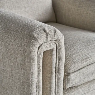 Fauteuils - Fauteuil en bois de pin gris 100x86x81 cm - VICAL