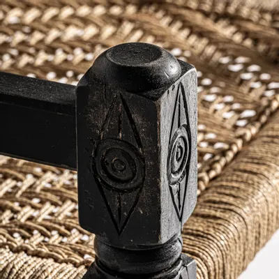 Fauteuils - Fauteuil en bois récupéré marron 58x61x75 cm - VICAL