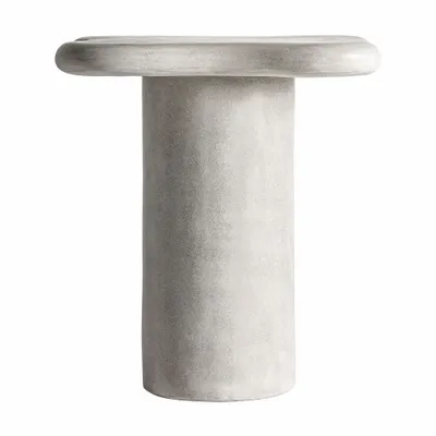 Autres tables  - Table basse en ciment gris 54x44x61 cm - VICAL