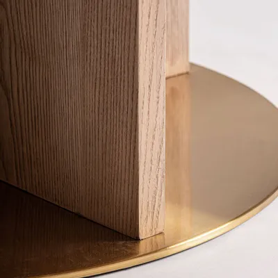 Tables Salle à Manger - Table salon en terrazzo rouge 150x150x77 cm - VICAL