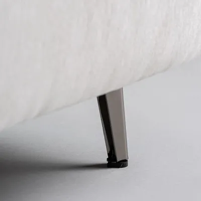 Lits - Lit en polyester blanc 206x232x138 cm - VICAL