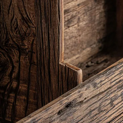 Autres tables  - Casiers à vin en bois récupéré marron 90x21x47 cm - VICAL