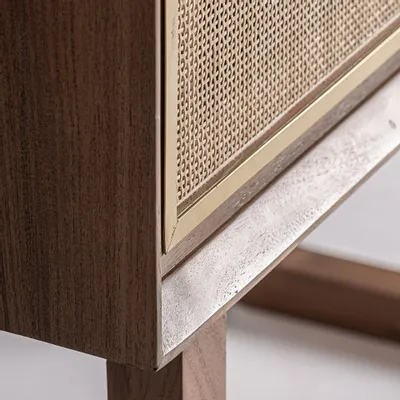 Armoires - Armoire en bois de mangue marron 100x45x150 cm - VICAL