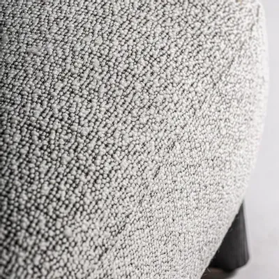 Armchairs - Gray polyester armchair 90x100x82 cm - VICAL