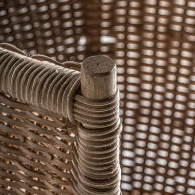 Stools - Brown fir wood stool 60x53x100 cm - VICAL