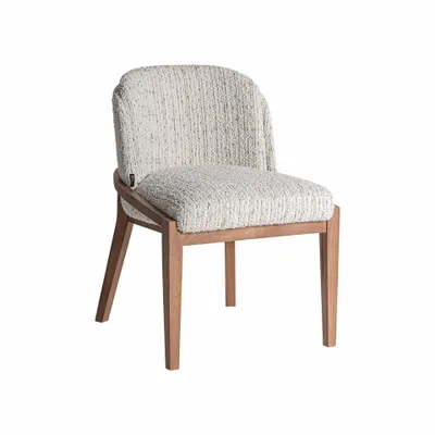 Chairs - White rubber wood chair - VICAL
