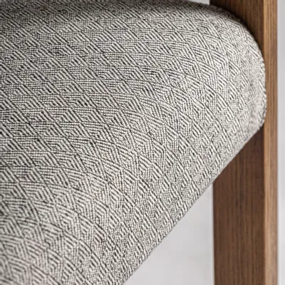 Chairs - Brown ash wood chair 60x56x68 cm - VICAL