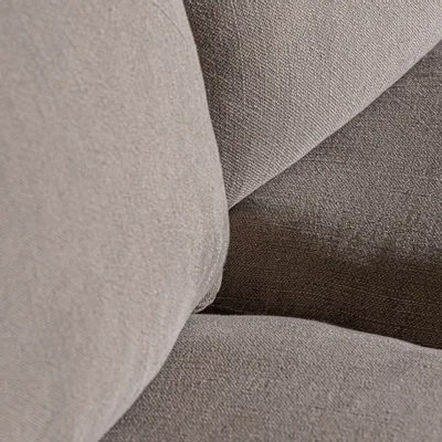 Sofas - Gray linen sofa 210x100x89 cm - VICAL