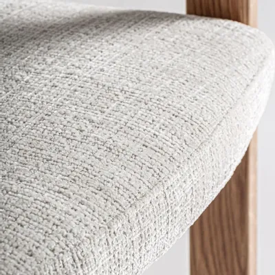 Chairs - Brown oak wood chair 58x55x71 cm - VICAL