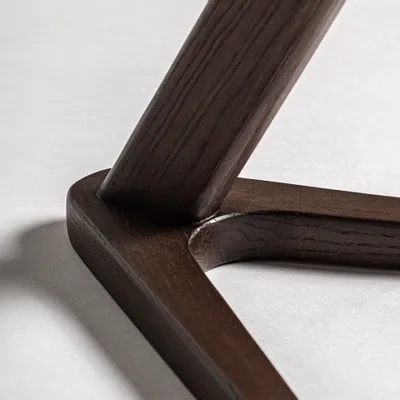 Autres tables  - Table basse en bois de frêne marron 46x47x54 cm - VICAL