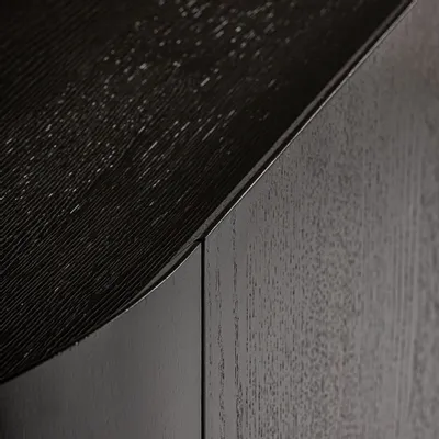 Buffets - Buffet en bois de chêne marron 220x50x86 cm - VICAL