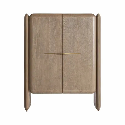 Armoires - Armoire en bois de chêne marron 110x51x142 cm - VICAL