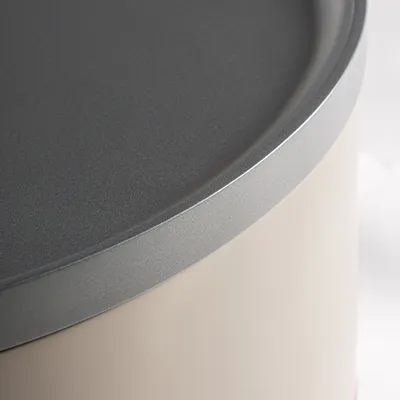 Night tables - Cream MDF wooden bedside table 60x42x50 cm - VICAL