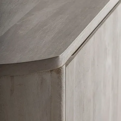 Sideboards - Off-white mango wood sideboard 225x46x80 cm - VICAL