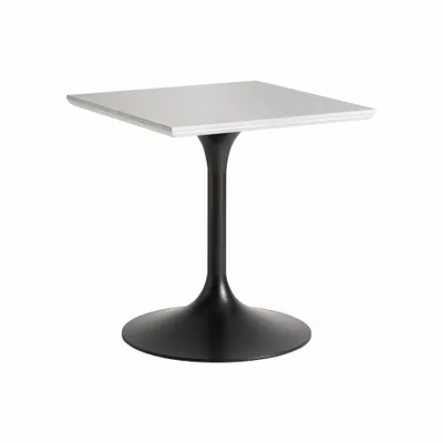 Autres tables  - Table de bar en acier noir 70x70x75 cm - VICAL