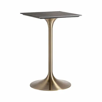 Other tables - Gold steel bar table 65x65x105 cm - VICAL