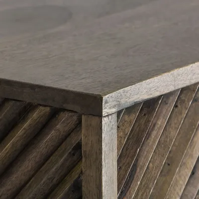 Wardrobe - Brown iron bar cabinet in 76x41x124 cm - VICAL