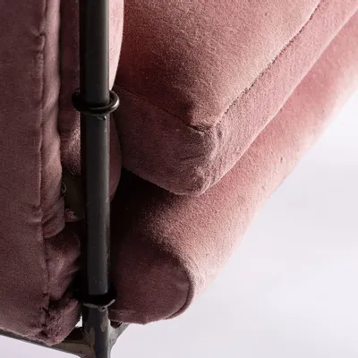 Fauteuils - Fauteuil en fer rose  en 72x70x67 cm - VICAL