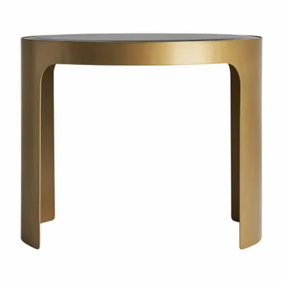 Coffee tables - Golden iron coffee table in 55x55x42 cm - VICAL