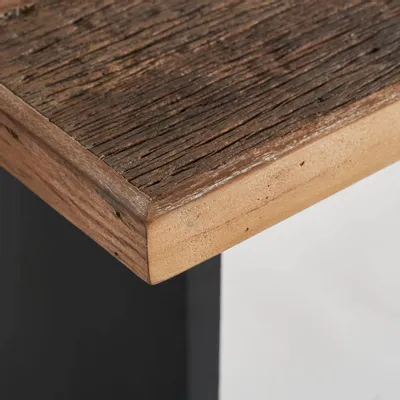 Tables Salle à Manger - Table salon en bois de shorea noir  en 250x104x76 cm - VICAL