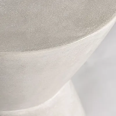 Autres tables  - Table basse en ciment gris  en 48x48x57 cm - VICAL