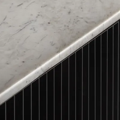 TV stands - Black marble TV cabinet in 170x40x50 cm - VICAL