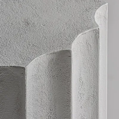 Other tables - Used white resin coffee table in 50x50x50 cm - VICAL