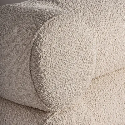 Beds - Off-white pine wood bed in 212x230x106 cm - VICAL