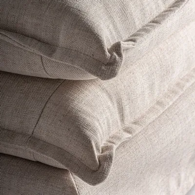 Armchairs - Armchair in off-white pine wood in 115x94x87 cm - VICAL