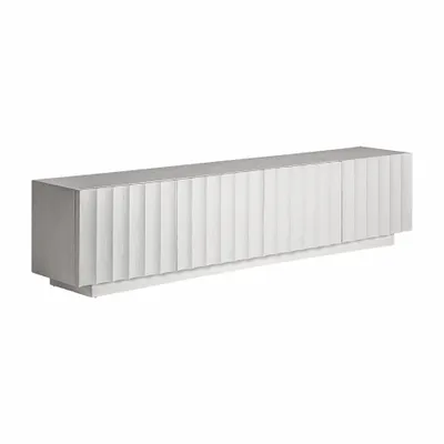 Meubles TV - Meuble tv en résine blanc  en 200x40x50 cm - VICAL