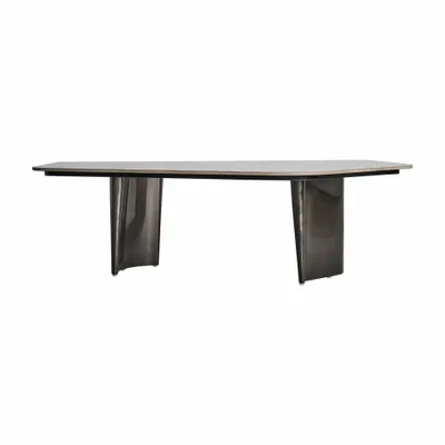 Coffee tables - Black steel coffee table in 129x70x38 cm - VICAL