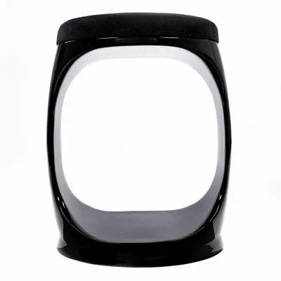 Stools - Signet Ring Stool I Black - SOFTICATED