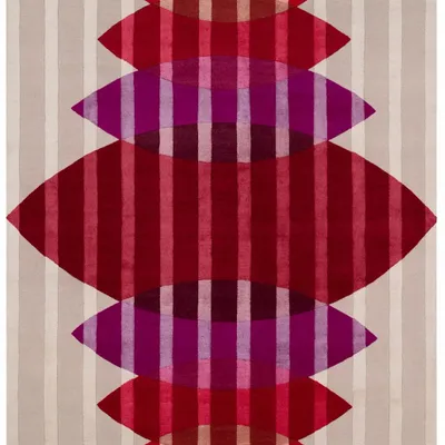 Contemporary carpets - Les Rouges / Collection LIGHTPLAY - DEIRDRE DYSON