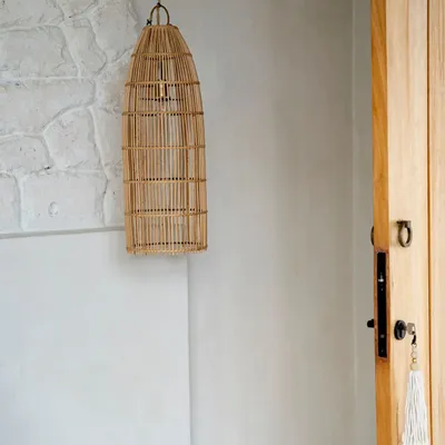 Hanging lights - The Fish Trap Pendant - Natural - M - BAZAR BIZAR LIVING