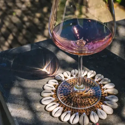 Sets de table - Le Sous-verre Colonial Shell - Brun Naturel - BAZAR BIZAR LIVING