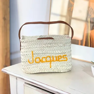 Shopping baskets - Rectangular Basket Series - Elegance & Personalization - ORIGINAL MARRAKECH