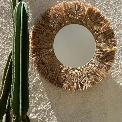 Miroirs - Le Miroir Palm Tree - Naturel - M - BAZAR BIZAR LIVING