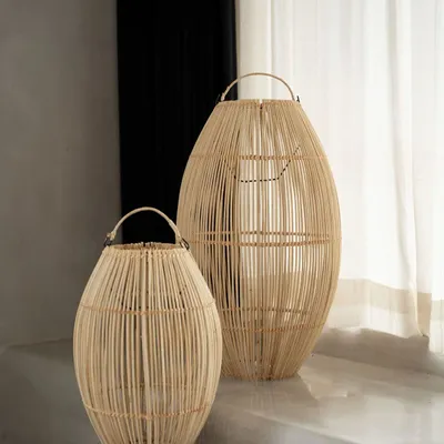Suspensions - L'Abat-jour Zuri - Naturel - M - BAZAR BIZAR LIVING
