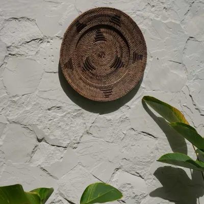 Other wall decoration - The Jasmine Plate - Brown - M - BAZAR BIZAR LIVING