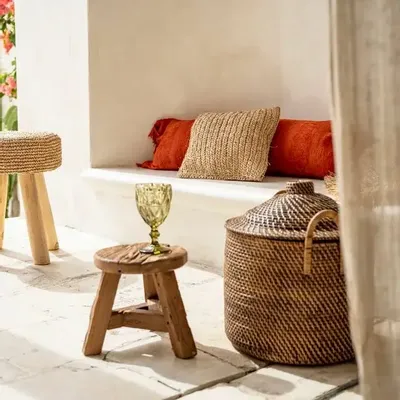 Stools - The Yatai Stool - Natural - S - BAZAR BIZAR LIVING