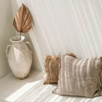 Cushions - The Oh My Gee Cushion Cover - Beige - 60x60 - BAZAR BIZAR LIVING