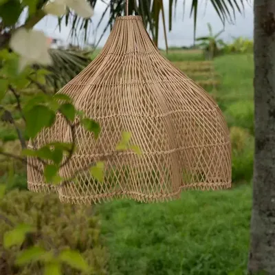 Hanging lights - The Whipped Pendant - Natural - M - BAZAR BIZAR LIVING